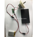 DC-motor met zonnepaneel voor de pos, pop-display